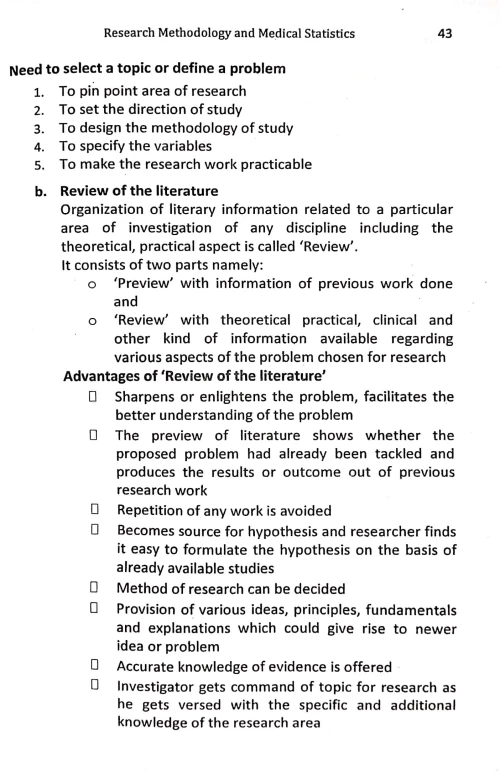 Research Methodology And Medical Statistics